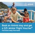 Jetstar - Book an Airbnb Stay &amp; Get a $25 Jetstar Flight Voucher