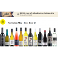 Cellarmaster - FREE Case of John Boston Golden Ale (Value at $48) with case of 12 Mixed Wines