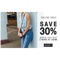 Just Jeans - Buy 2 Get 30% Off + Free Delivery! Online Only