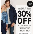 Just Jeans - 30% off all full price items storewide! Online Only