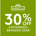 Kathmandu - Flash Sale: 30% Off Branded Gear - In-Store &amp; Online