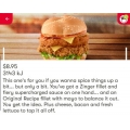 KFC - Hot or Not Burger $8.95 via App (Secret Menu)