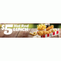 KFC - $5 Hot Rods Lunch - Starts Today