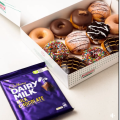Krispy Kreme S.A - FREE 350g Cadbury Dairy Milk Chocolate block with any Dozen Doughnut Purchase! Sat 1st Aug