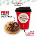 Krispy Kreme S.A - World Nutella Day: FREE Nutella Doughnut when you Purchase Any Coffee! Fri 5th Feb