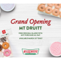 Krispy Kreme - FREE Original Glazed Doughnut with any Purchase @ Mount Druitt Sydney NSW [ Thursday 26th]