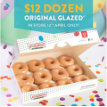 Krispy Kreme - Monday Special: $12 Original Glazed Dozens Doughnuts