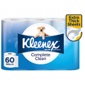 [Prime Members] Kleenex Complete Clean Toilet Paper 60 Rolls $26.67 Delivered (Was $59.99) @ Amazon