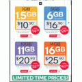 Kogan Mobile - Prepaid Plans: 1.5GB $10.90; 6GB $16.90; 11GB $20.90; 16GB $25.90 (Up to 40% Off)