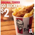 KFC - $2 Original Grilled Tender Go Bucket via App 