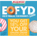 Krispy Kreme - EOFY: 18% Off Online Orders (code)