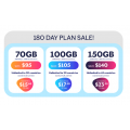 Lebara - Up to 40% Off Unlimited Talk &amp; Text 180 Day Plan Sale: 70GB $95 (Was $135) | 100GB $105 (Was $160) | 150GB $140