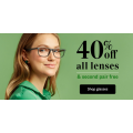 Clearly - 40% Off all Lenses &amp; Get Second Pair Free (code)