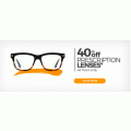  VisionDirect - 40% Off Prescription Lenses + Free Shipping (code)! 48 Hours Only
