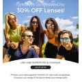 Vision Direct - Sunglass Day: 30% Off Lenses (code)