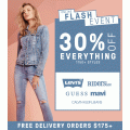 Just Jeans - Online Flash Event: 30% Off Everything - Today Only