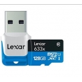 Amazon U.K - Lexar Professional microSDXC 633x 128GB UHS-I Flash Memory Card with USB 3.0 Adapter $58.21 (£33.52) Delivered
