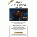 Lindt - FREE Slice of 70% Off Cocoa Mud Cake with Any Hot Drink