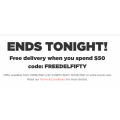  Liquorland - Free Delivery Sitewide - Minimum Spend $50 (code)