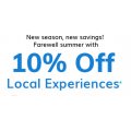 Deals.com - 10% Off Local Experiences - Minimum Spend $49 (code)! 2 Days Only