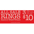 All Sale Wristwear, Rings &amp; Hair 3 for $10 @ Lovisa