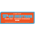 Lowes - 4 Days Sale: 15% Off Everything - Online Only