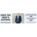 Lowes - Men&#039;s Suiting Sale: Suit Jacket &amp; Suit Trouser $59; Branded Suit Jacket $40 (In-Store Only)