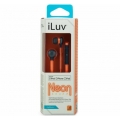 I-Tech - iLuv Neon Sound High-performance Earphone With Speakez Remote $9 Delivered (code)! Was $39