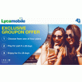 Lycamobile - 6x 28 Days Prepaid Sim Plan: 3GB ($80), 6GB ($120), 18GB ($160) or 20GB ($200) from Lycamobile (Up to $300