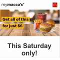 McDonald&#039;s - Small McChicken Meal &amp; Cheeseburger $6 via MyMacca&#039;s App! Sat 9th May