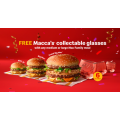 McDonald&#039;s - FREE Maccas&#039;s Collectable Glasses with Any Medium or Large Mac Family Meal (6 Colours)