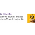 McDonald&#039;s - $2 McMuffin via mymacca&#039;s App (Until Wed 19th June)