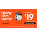 Jetstar Friday Frenzy Deals - Syd &lt;&gt; Laun - $19  4pm to 8pm Friday + more deals