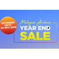 Malaysia Airlines - Year End Sale: Up to 30% Off International Return Flight Fares! Today Only