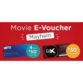 HOYTS - E-Vouchers: Unrestricted HOYTS LUX E-Voucher $30 (Was $42) | 4 Unrestricted Movie E-Vouchers $50 (Was $80)