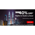 Air Asia -  Up to 40% Off Return Flights to Kuala Lumpur