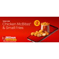 McDonald&#039;s - $2 10 Chicken McBites &amp; Small Fries via mymacca’s App! Today Only