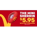 McDonald&#039;s - Mini Sherin Football $5.95 with Any Purchase (Participating Stores Only)