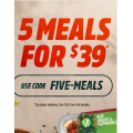 Youfoodz - 5 Meals for $39 Delivered (code)! Usually $9.95 Each