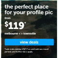 Tiger Air - Perfect Place Sale: Fly from Melbourne to Townsville $119