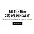 Lacoste - Father&#039;s Day Sale: 25% Off Menswear - Valid until Sun 6/9/2020