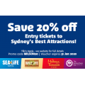 Wilson Parking - 20% Off Entry Tickets to Sydney&#039;s Best Attractions (code)