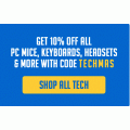 Ozgameshop - 10% Off all Tech (code) + FREE Shipping on Everything! 48 Hours Only