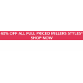 Millers - End of Season Sale: 40% Off Full-Priced Styles