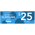 Millers - Nothing Over $25 Sale (Up to 80% Off)! In-Store &amp; Online