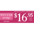 Millers - Winter Savings: Nothing Over $16.95 Sale (Up to 89% Off 780+ Items)