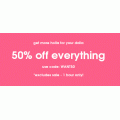 Misguided - 50% Off Everything (code) - Items from under $4! Excludes Sale Items