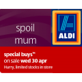 ALDI&#039;s Mother&#039;s Day Special Sale - Starts 30th April