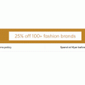 Myer - International Women&#039;s Day: Take a Further 25% Off 100+ Fashion Brands 
