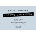 Myer - Daily Deal: 50% Off Men&#039;s Clearance Clothing - Today Only 